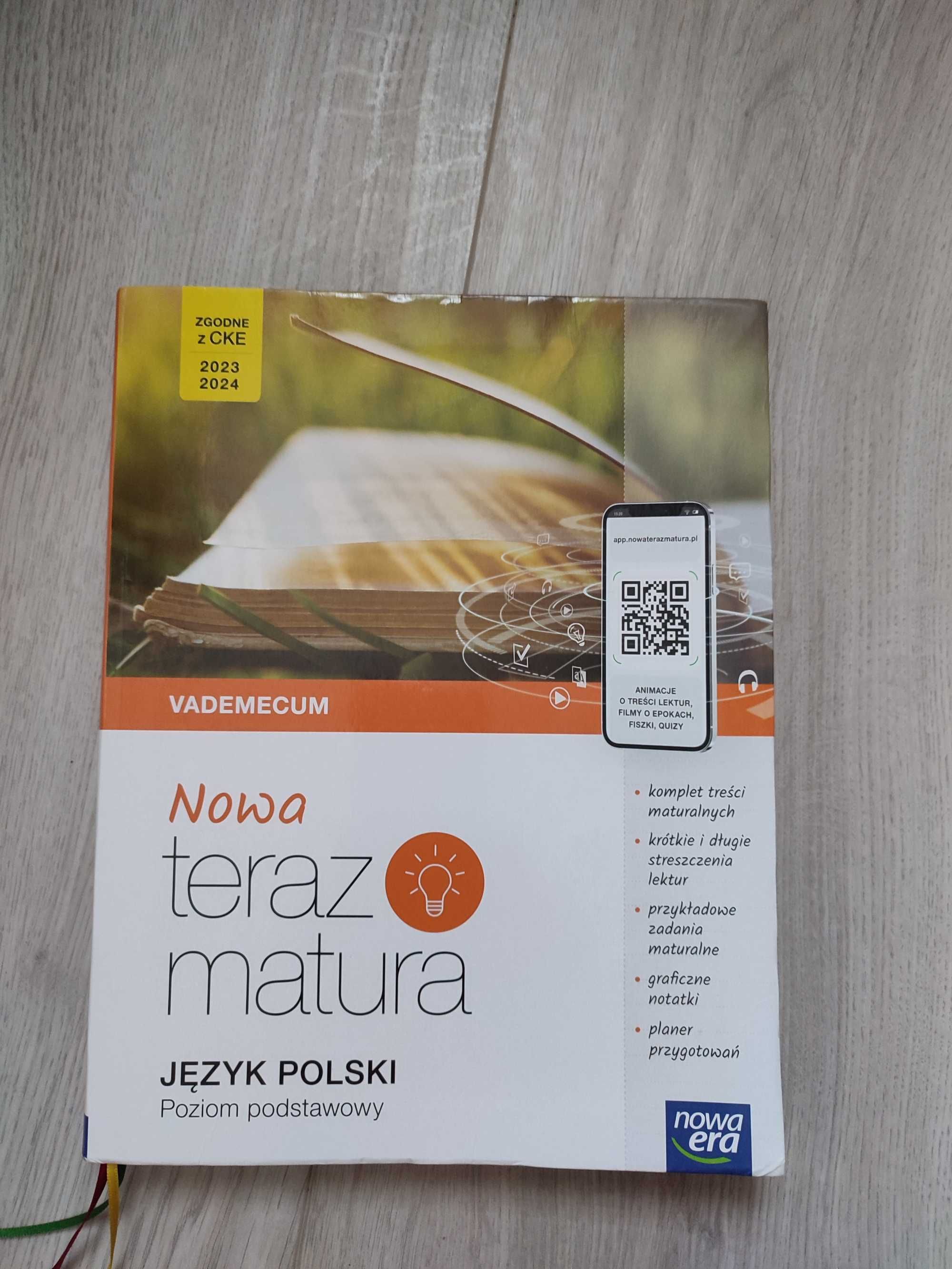 Nowa teraz matura j. polski Vademecum + kod dostępu