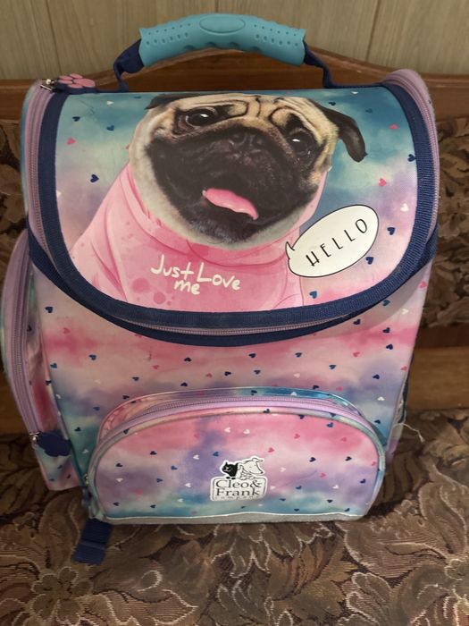 Plecak mopsik dla dziecka dla dziewczynki tornister