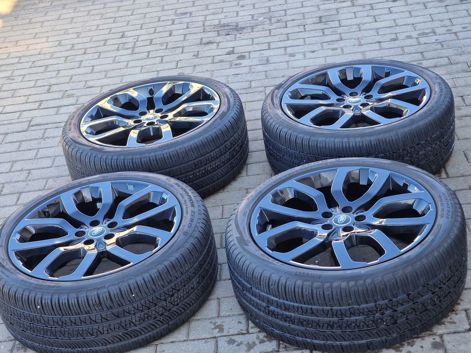 Felgi Koła 22" 5x120 9,5j et49 opony Pirelli 275/40 Range rover sport