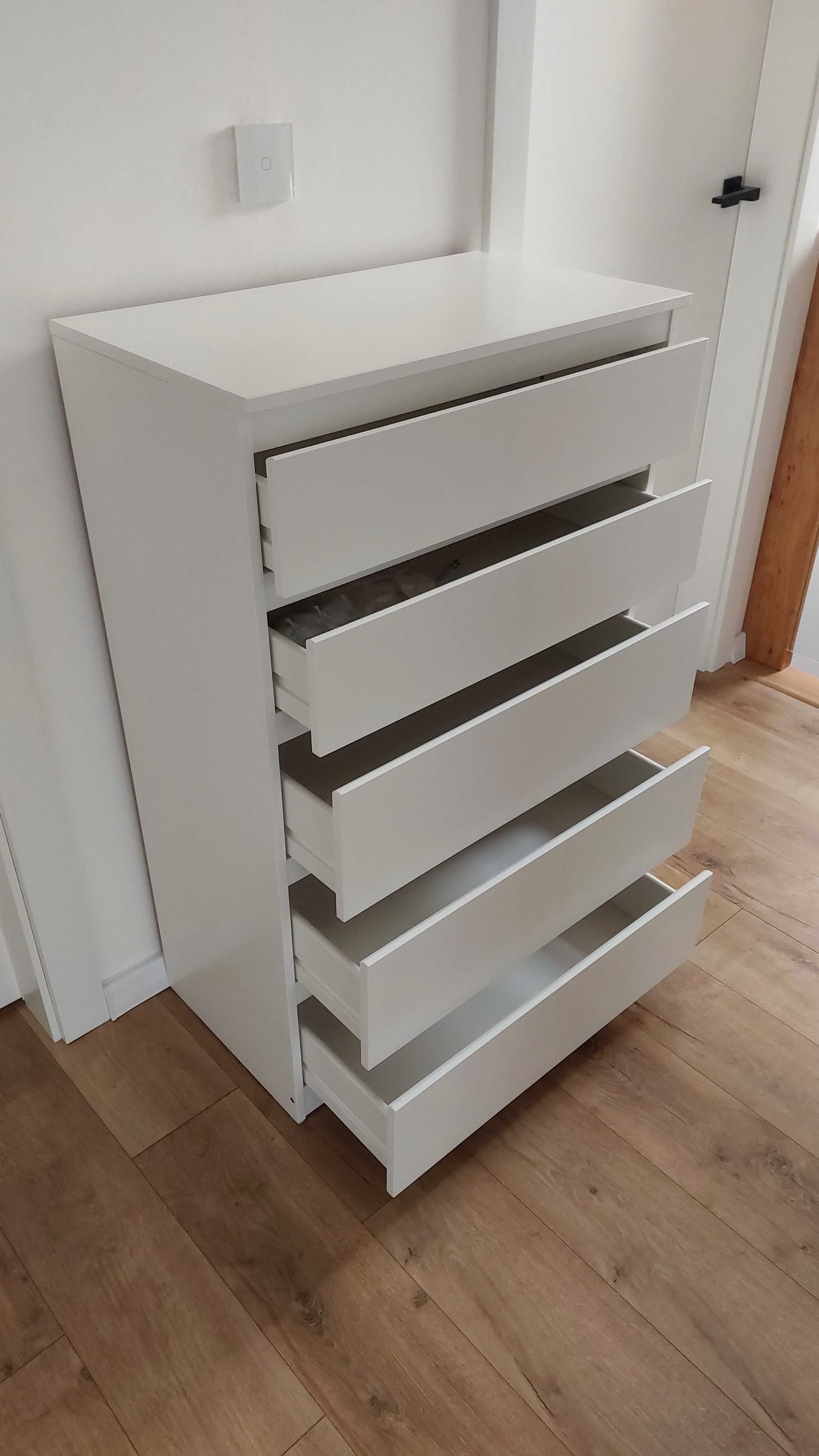 Biała komoda IKEA Kullen 5 szuflad. Stan idealny.