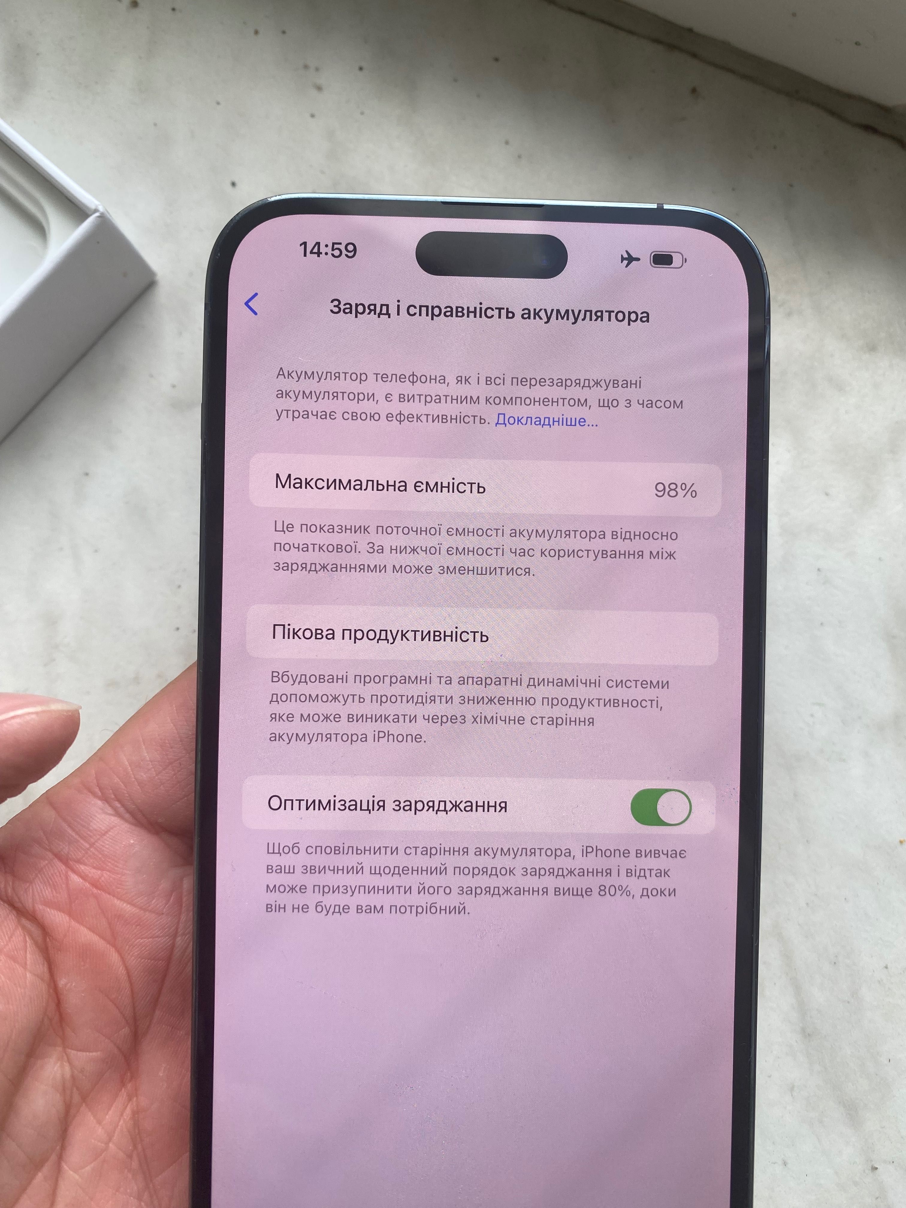 iPhone 14 Pro Max 128 Gb Deep purple