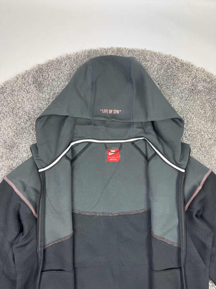 Кофта Nike tech fleece × Suna World зіп худі суна ворд найк теч фліс
