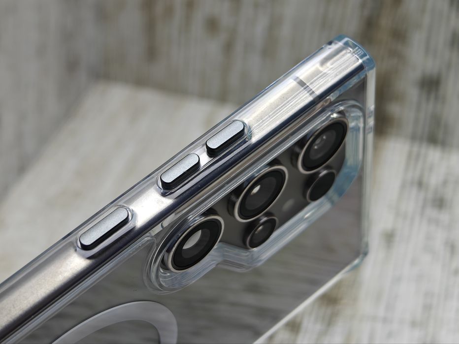 Чехол Fibra Crystal MagSafe на Samsung S24 Ultra/ S25 Plus/ S25 Ultra