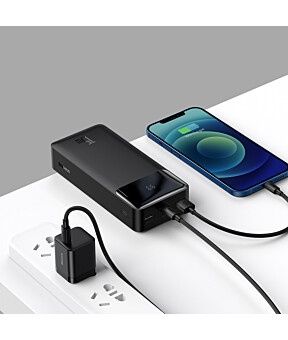 Повербанк Power Bank Baseus 30000mAh 15W Display (PPBD050201) чорний