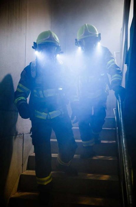 STRAŻ Hełm pożarniczy strażacki MSA Gallet F1 XF kask ratowniczy