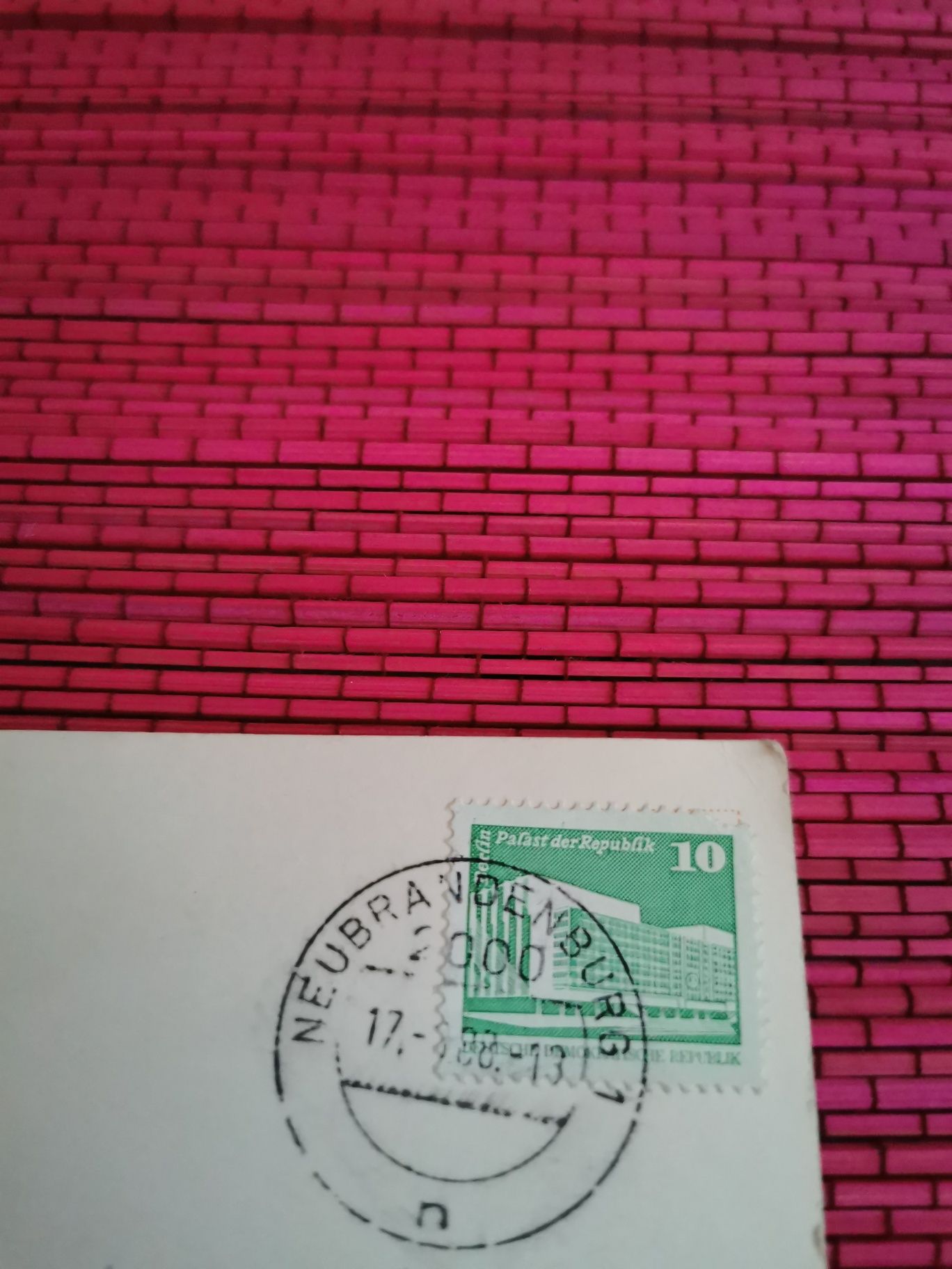 Pocztówka Neubrandenburg lata 80