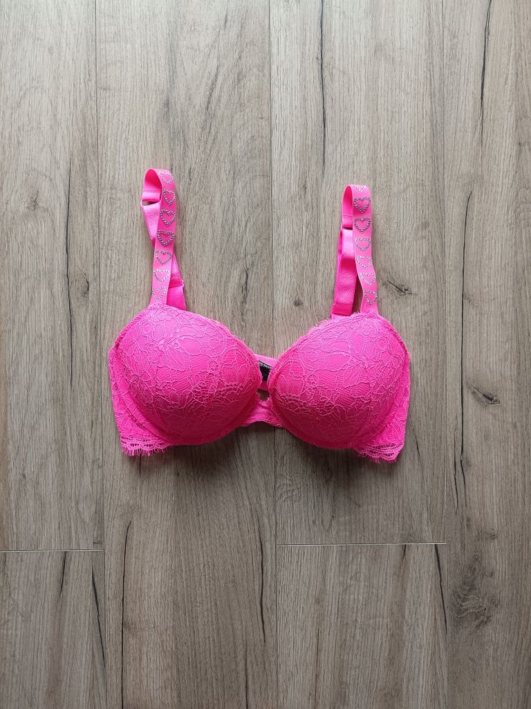 Biustonosz push-up Victoria's Secret rozmiar 75D/34D