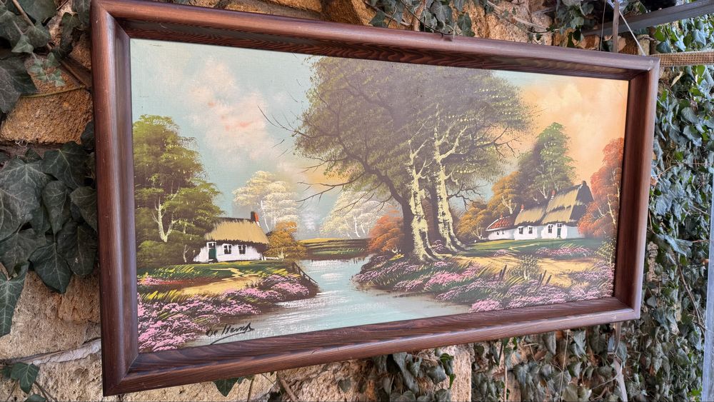 Большие картины, разные, холст масло подпись автора, Голландия