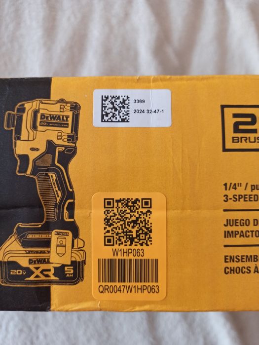Імпакт Dewalt dcf 850 P1 комплект