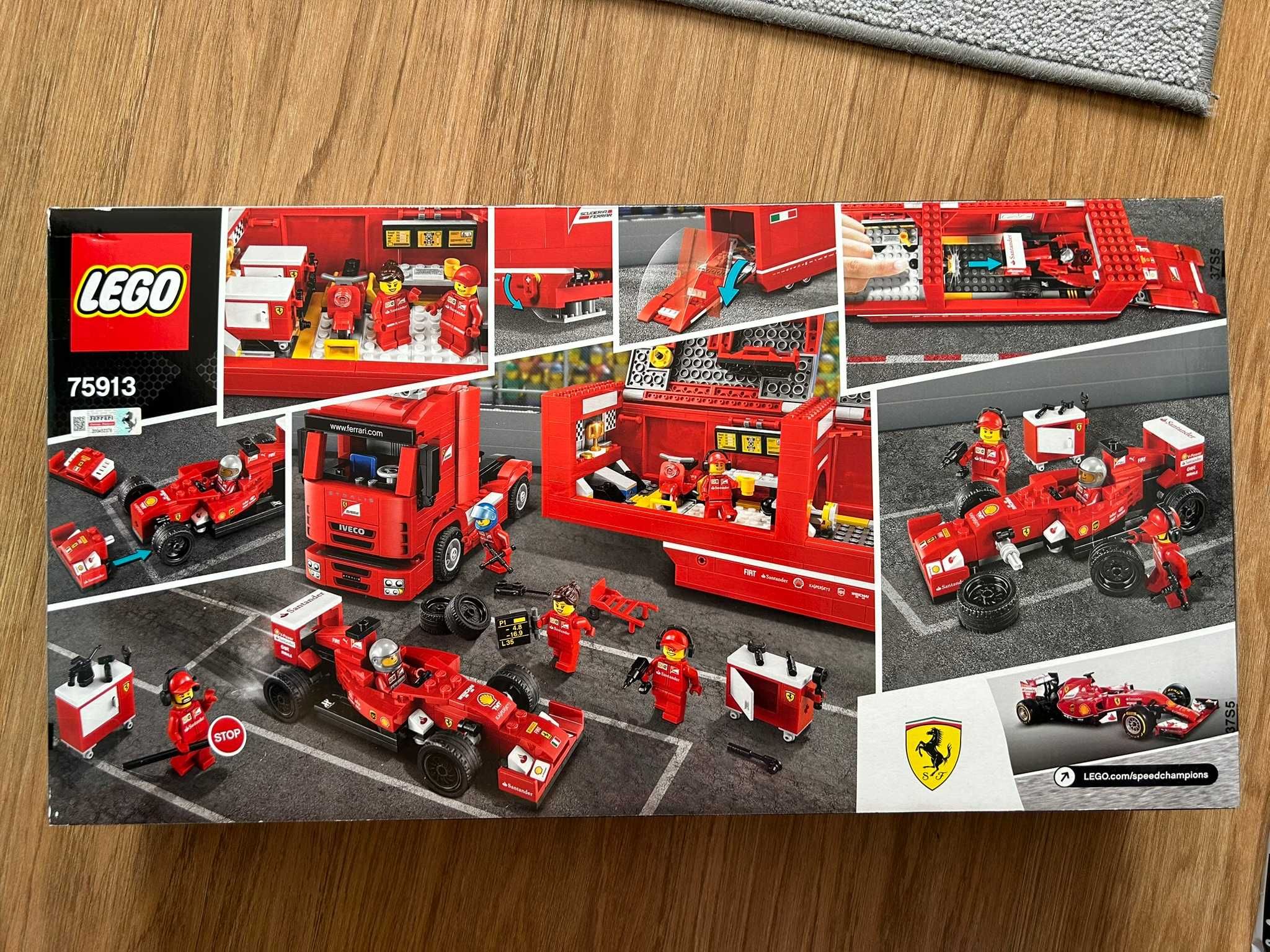 Lego Speed Champions 75913 - F14 T & Scuderia Ferrari Truck NOVO