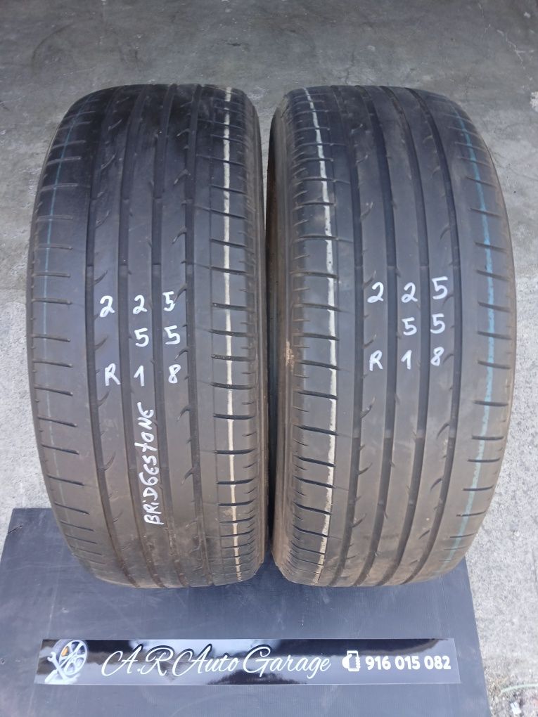2 pneus 225 55 r18 Bridgestone