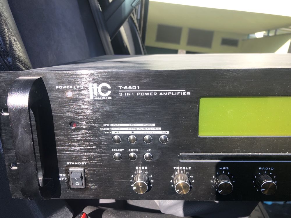 Wzmacniacz audio -ITC Audio - T-6601 Centrala 5 strefowa 60W