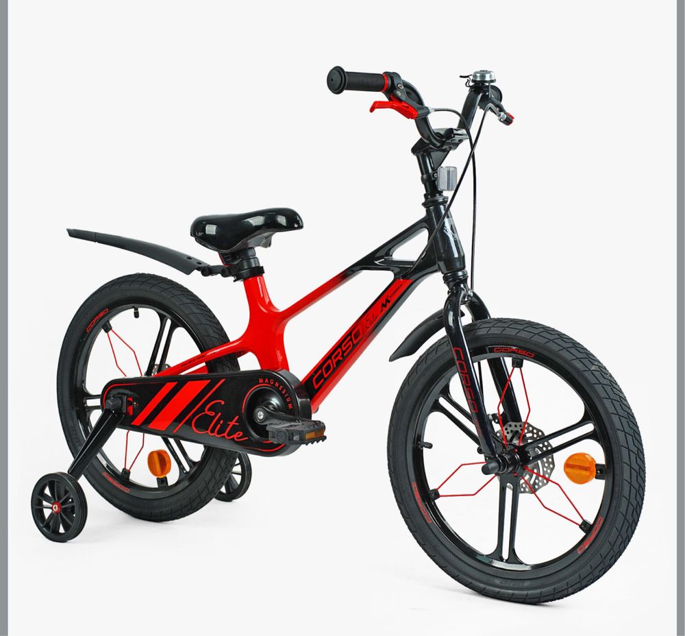 Велосипед 18" дюймів 2-х колісний Corso «Elite»,Є ЩЕ:12ʼʼ,14ʼʼ,16ʼʼ,20