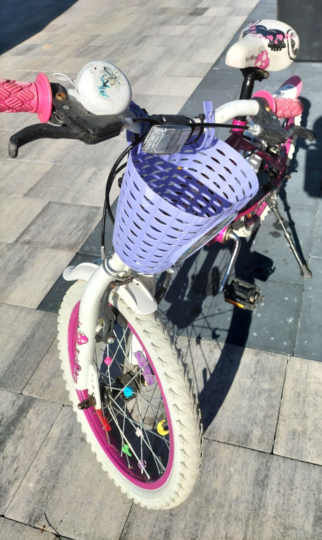 Rowerek dla dziewczynki, koła 18"