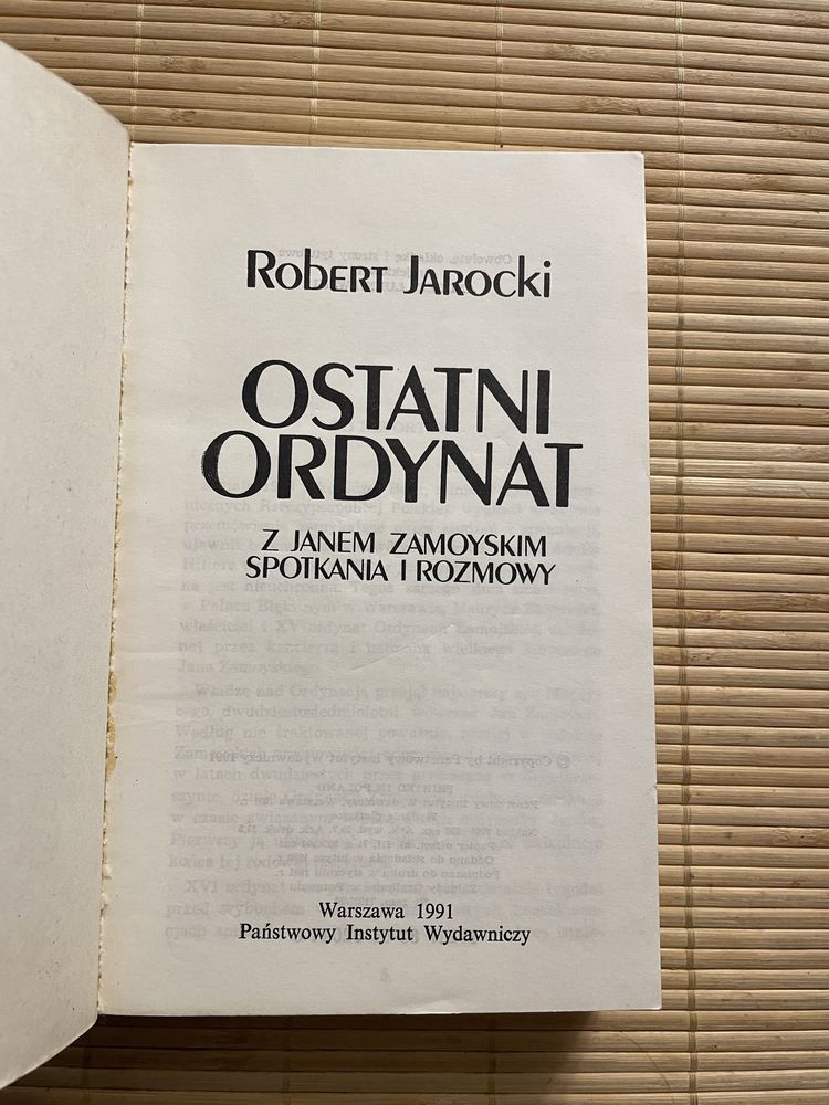 Ostatni ordynat Robert Jarocki