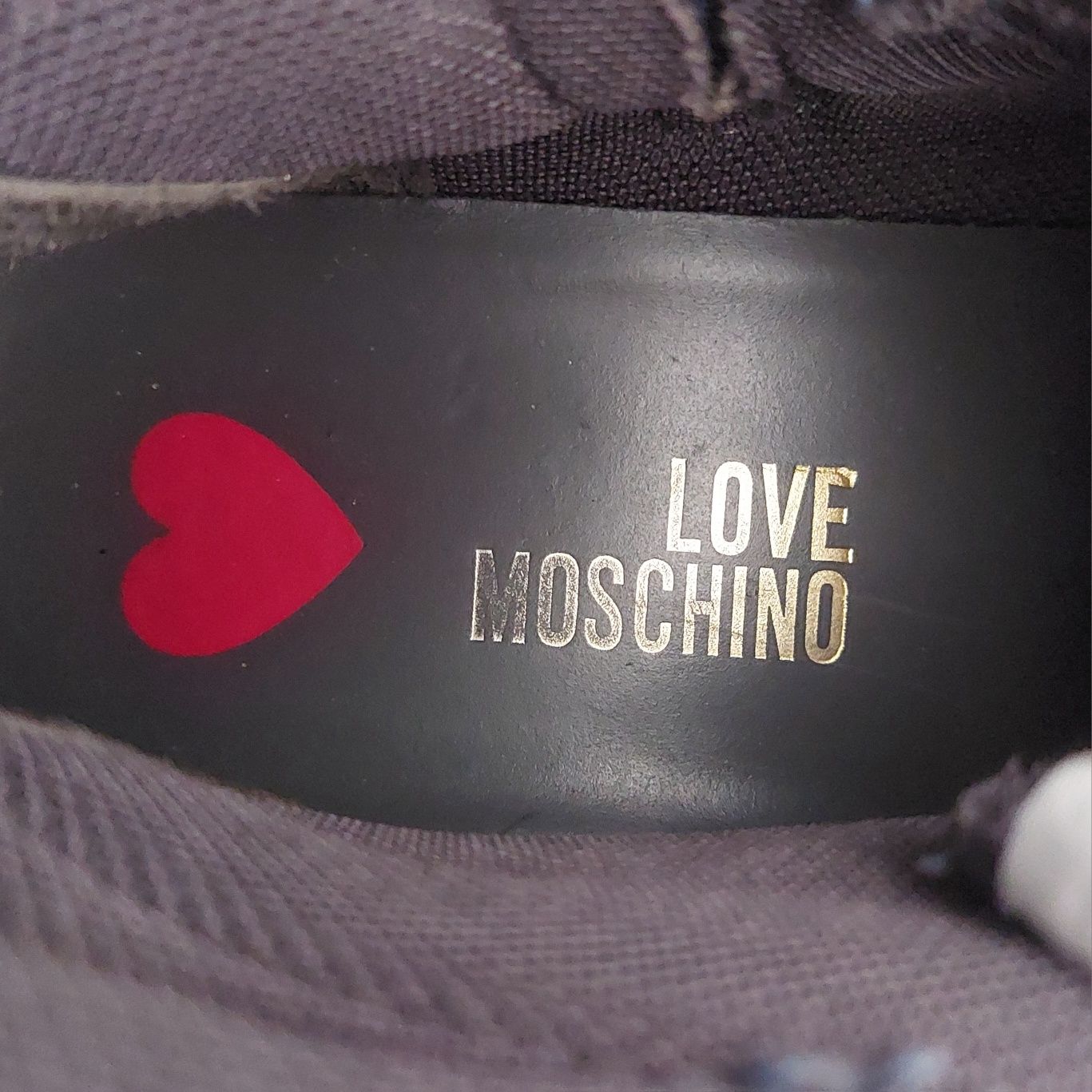 Damskie High Top Sneakers Love Moschino 38