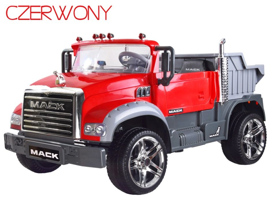 Samochód auto dla dziecka MACK ciężarówka z wywrotką 2*45W
