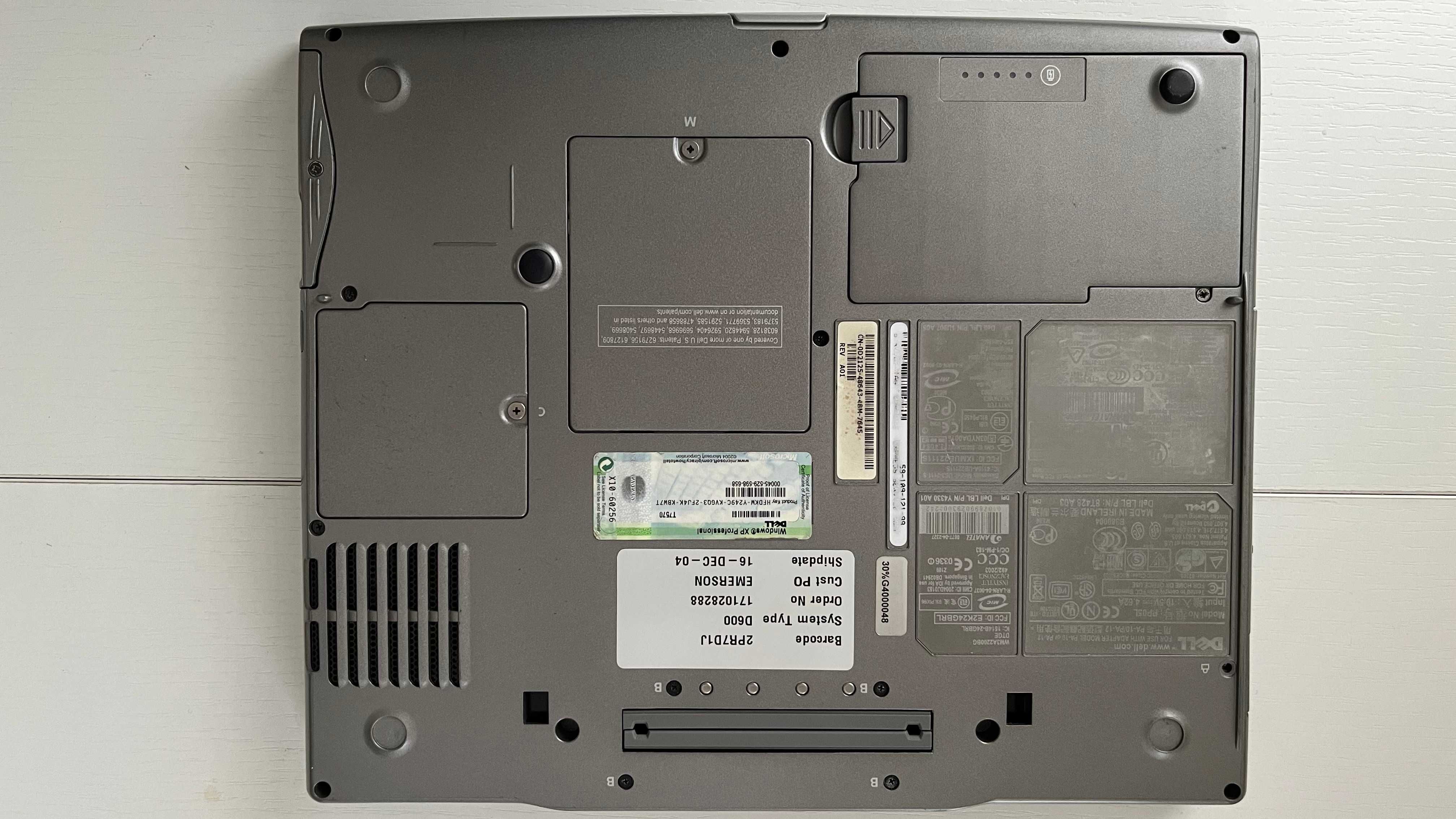 Dell Latitude d600