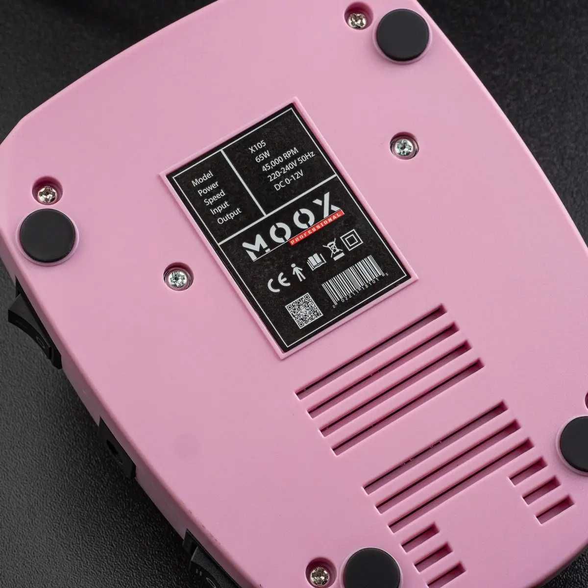 Фрезер для манікюру і педикюру MOOX X105 45 000 об / хв 65W Рожевий
