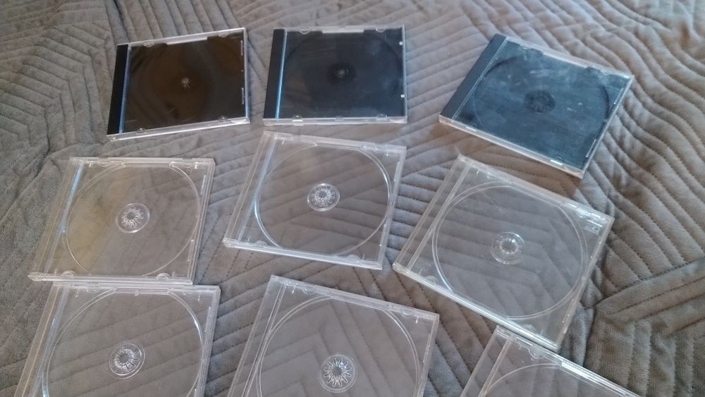 Коробочки толстые для аудио компакт дисков сд диски