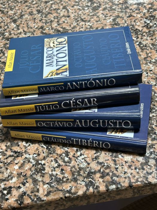 Imperadores romanos, colecção de 4 livros