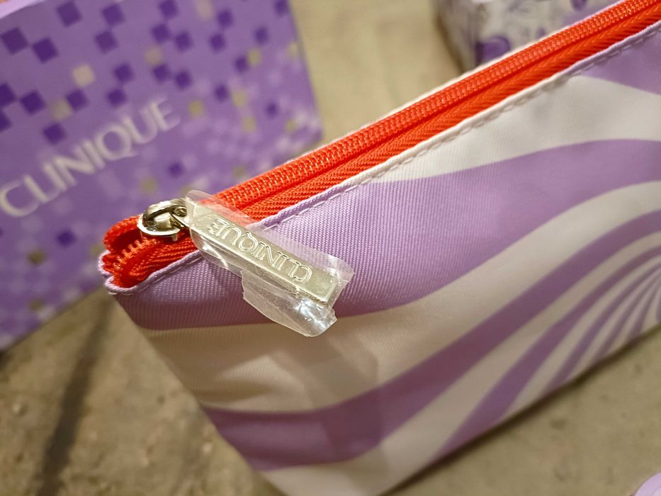 Clinique + Lancome - zestaw 3 kosmetyków + kosmetyczka * NOWE *
