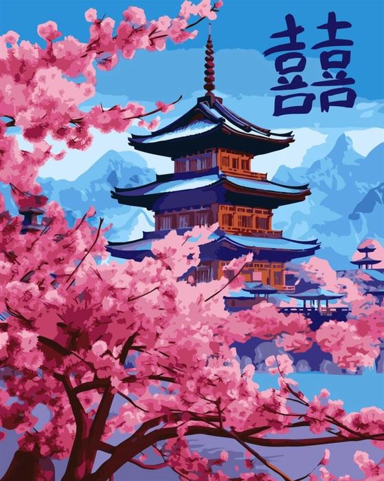 Malowanie po numerach - Chwila radości 40x50cm Ideyka folia,504x407