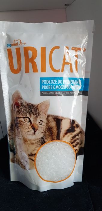 Uricat Żwirek podłoże do pobiarania moczu od kota