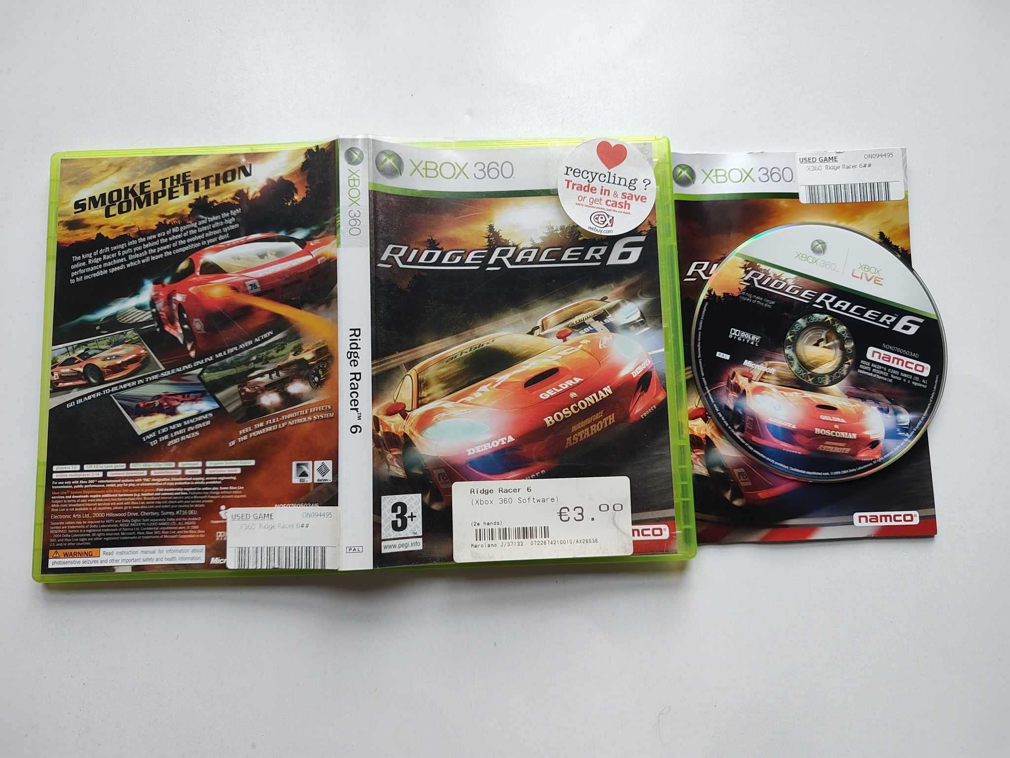 Xbox 360 gra Ridge Racer 6