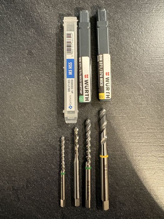 Gwintowniki maszynowe M4-M8 Wurth