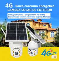 camera solar 4G LTE rotativa Ptz HD 1080 camara 100% sem fios autonoma