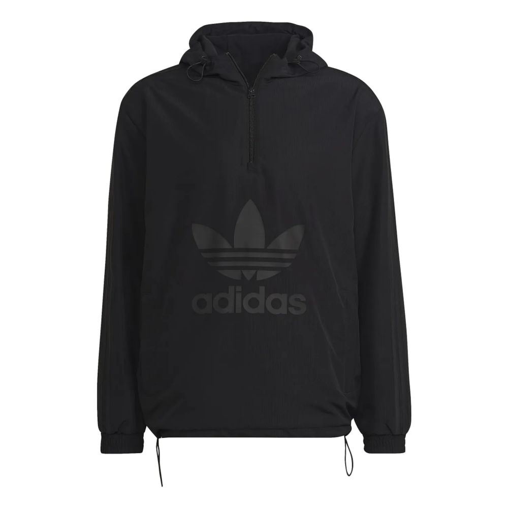 Вітровка анорак Adidas trefoil windbreaker адидас на мікрофлісі