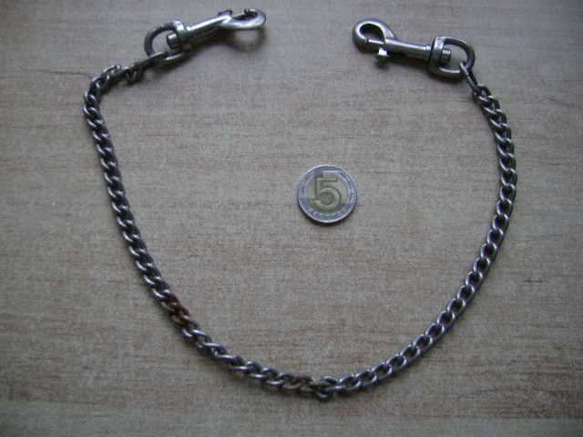 Starocie z PRL - Dewizka metalowa 47 cm długości