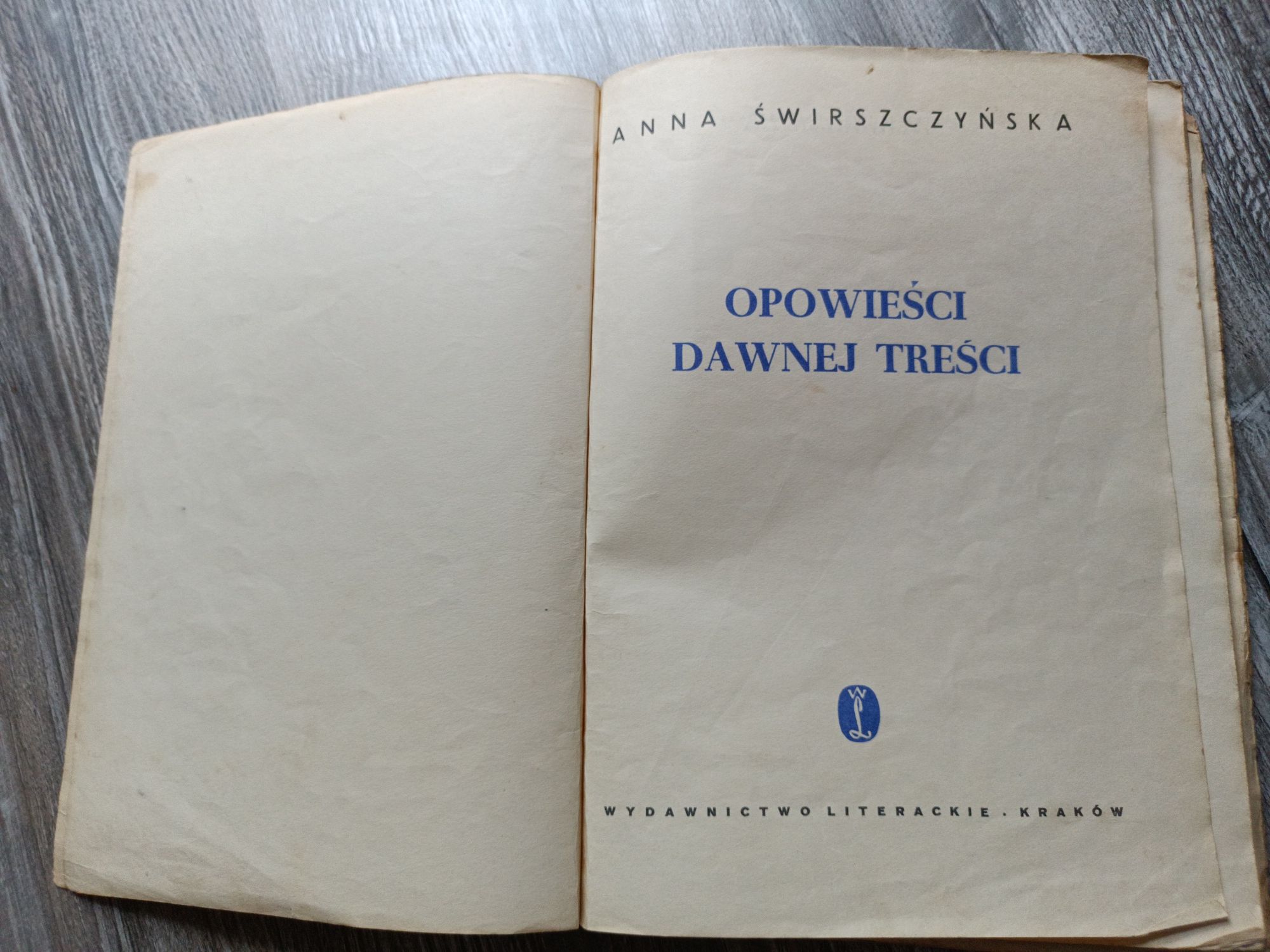 Opowieści dawnej treści Anna Świrszczyńska 1962 r bajki dla dzieci