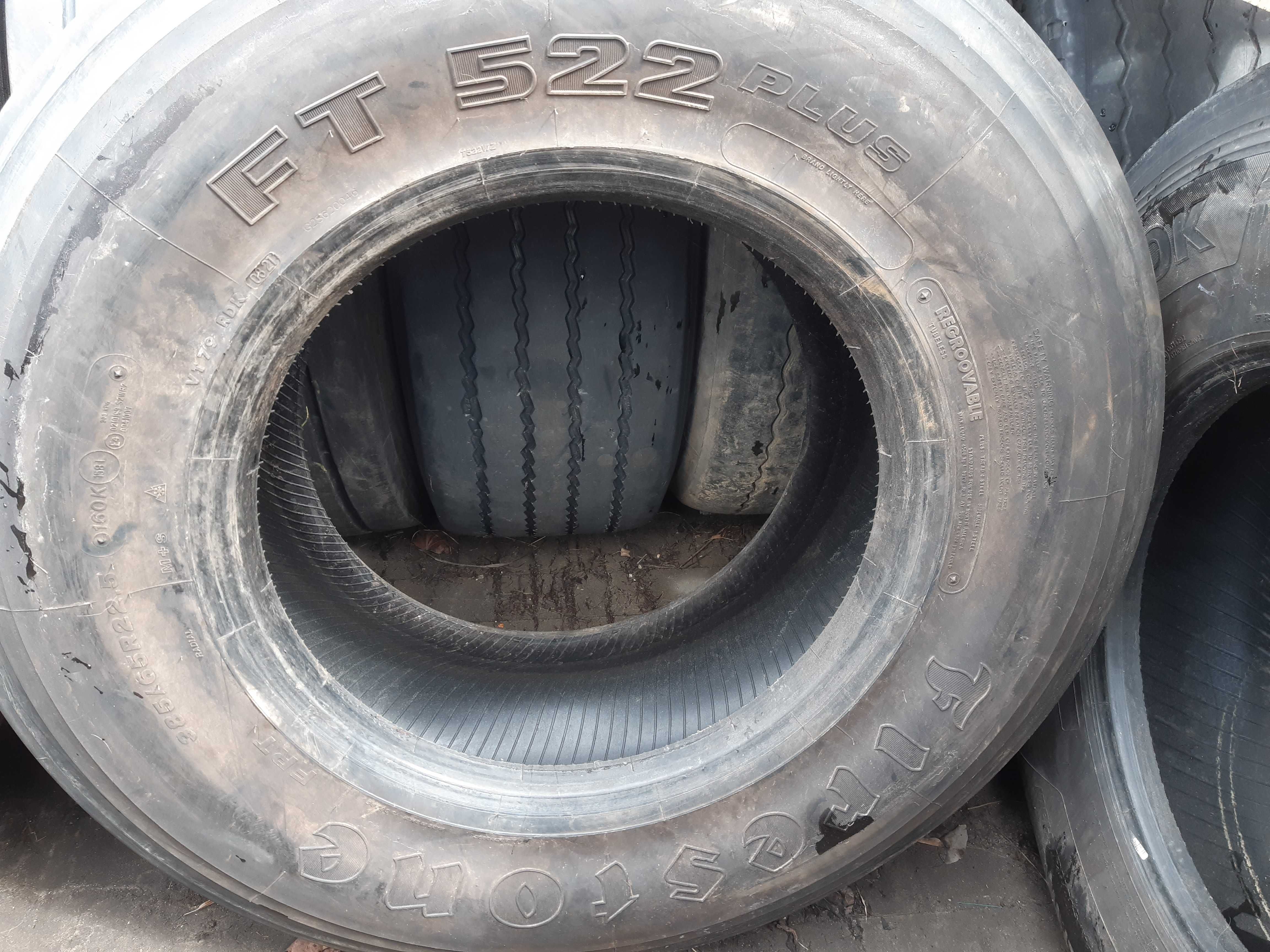 1x Opona 385 65 R 22.5 FIRESTONE FT522 PLUS 2szt Jak NOWE