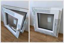 Wysyłka! Nowe OKNO PCV małe 60x60 600x600 białe, ROZWIERNE niska cena!