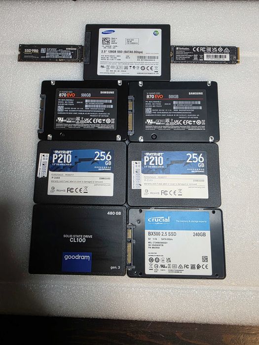 Dyski SSD Używane ( Sprzedaję całość )