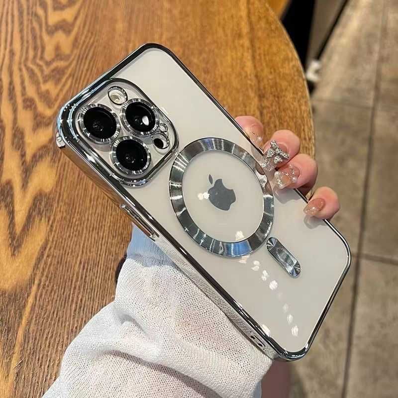 Чехол iphone magsafe Чехол айфон магнітний чохол захисними лінзами