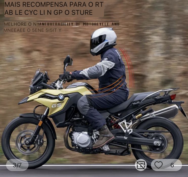 Avanços para a bem GS 750 diâmetros 22mm