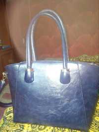 Красивая сумка синяя