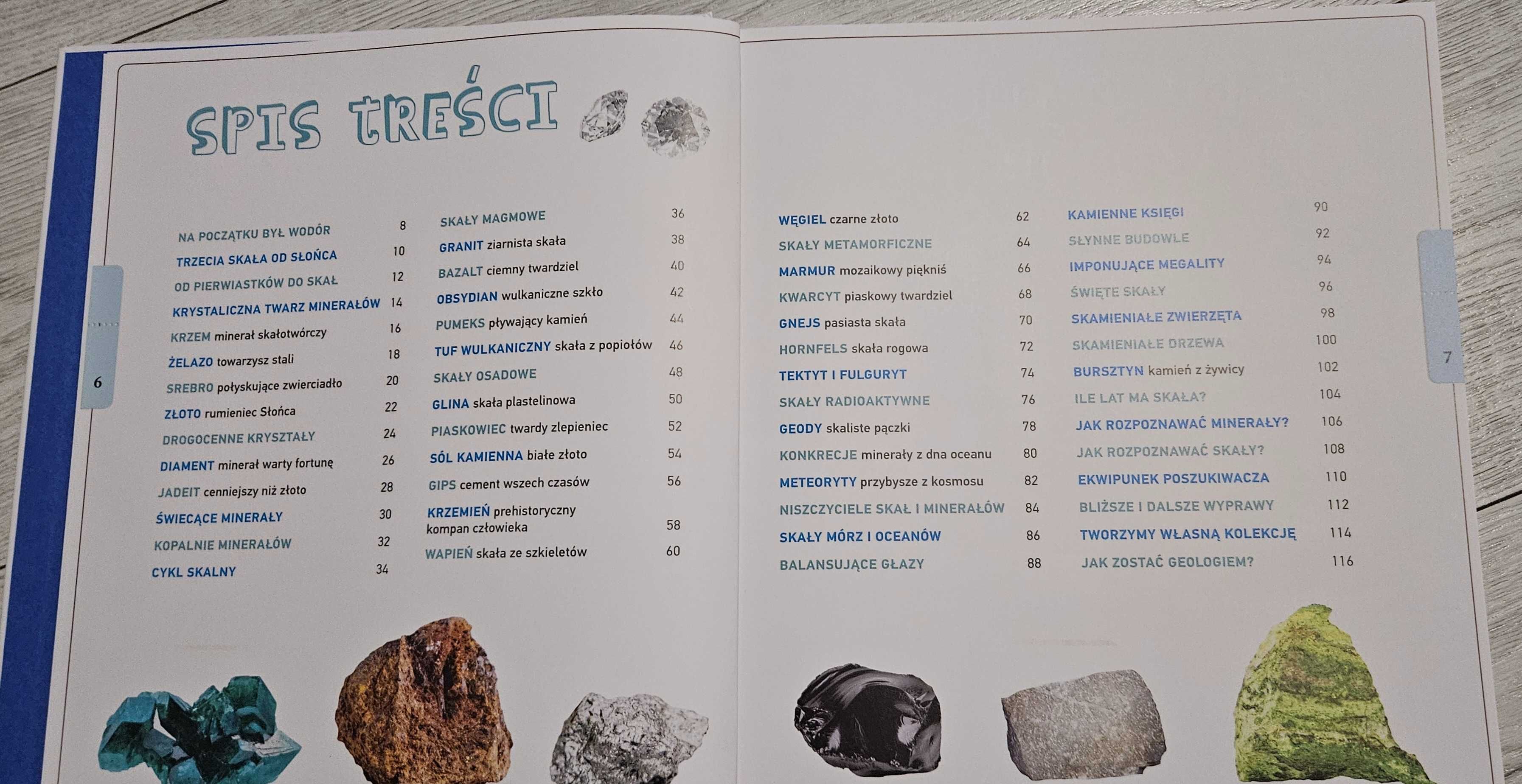 Ksiażka "O skałach i minerałach"
