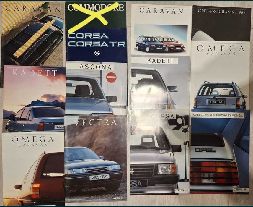 Prospekty, katalog, folder - Opel