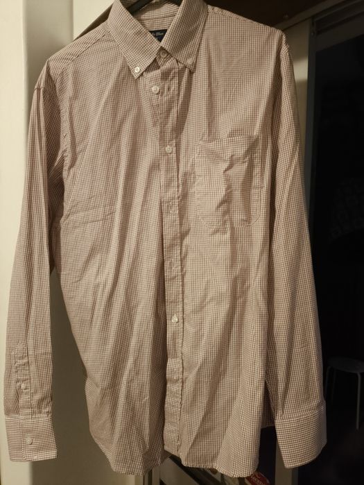 Camisa homem MR Blue aos quadrados