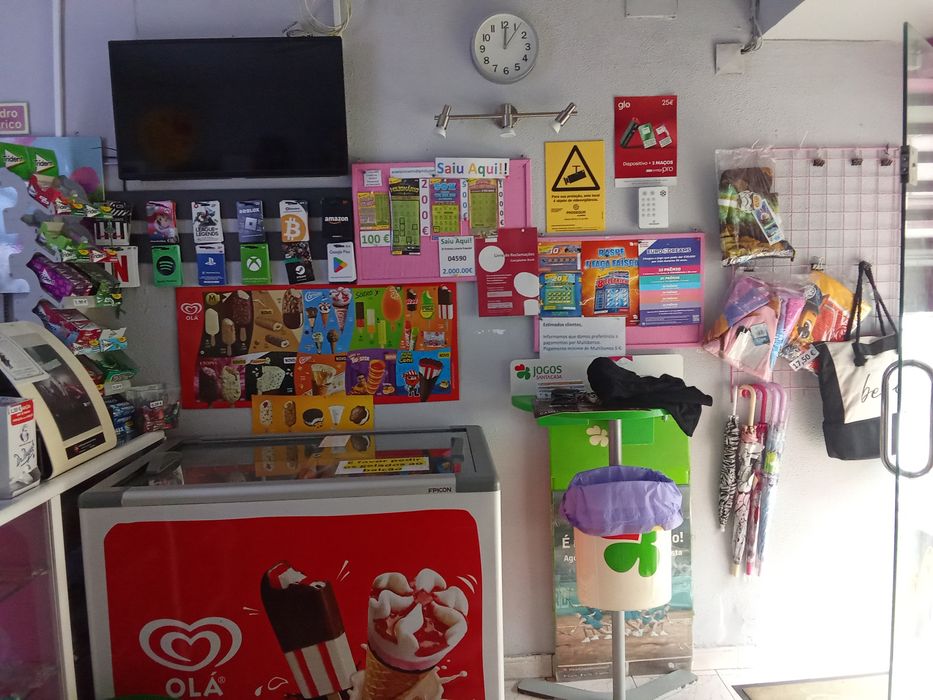 Trespasse de Papelaria com Jogos Santa Casa asa