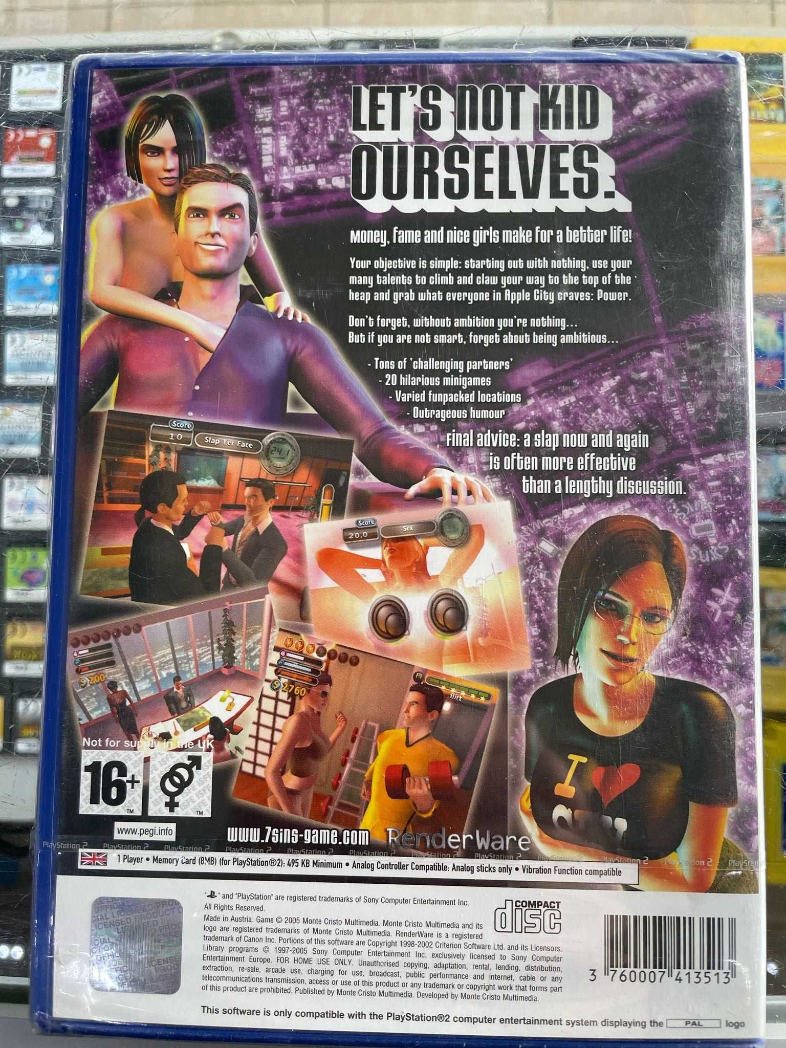 Playstation 2 - 7 Sins - Nowa - Sklep - Wolumen - Metro Wawrzyszew