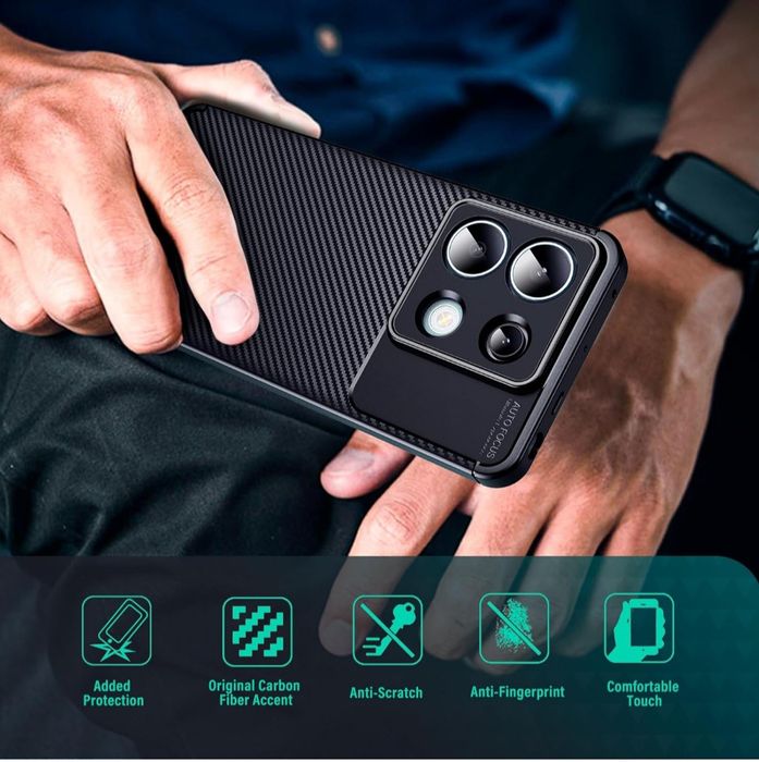 Capa T/ Carbono Xiaomi Redmi Note 13 5G / Redmi Note 13 Pro Plus (Pro+