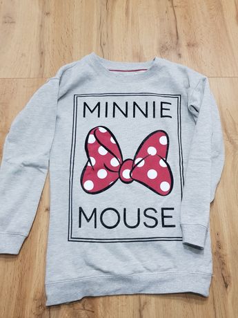 Szary sweter Bluza Minnie Mouse Disney Xs