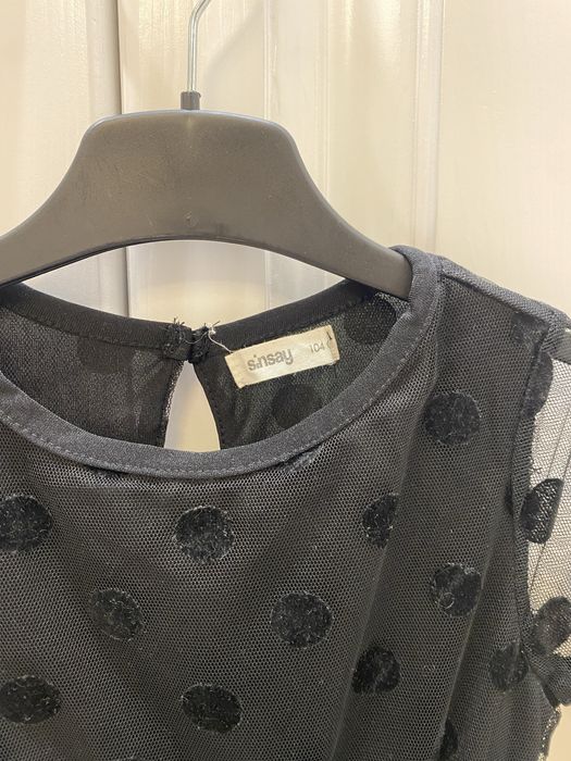 Сукня святкова на довгий рукав з фатіном