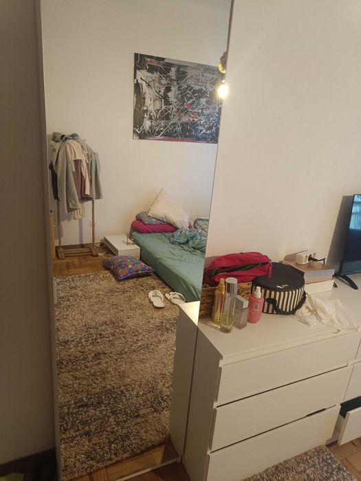 Sapateira com espelho 180x50 cm