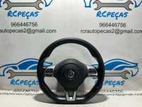 .Volante Flat Bottom Pele Perfurada Multifunções VW Volkswagen Scirocco III 3